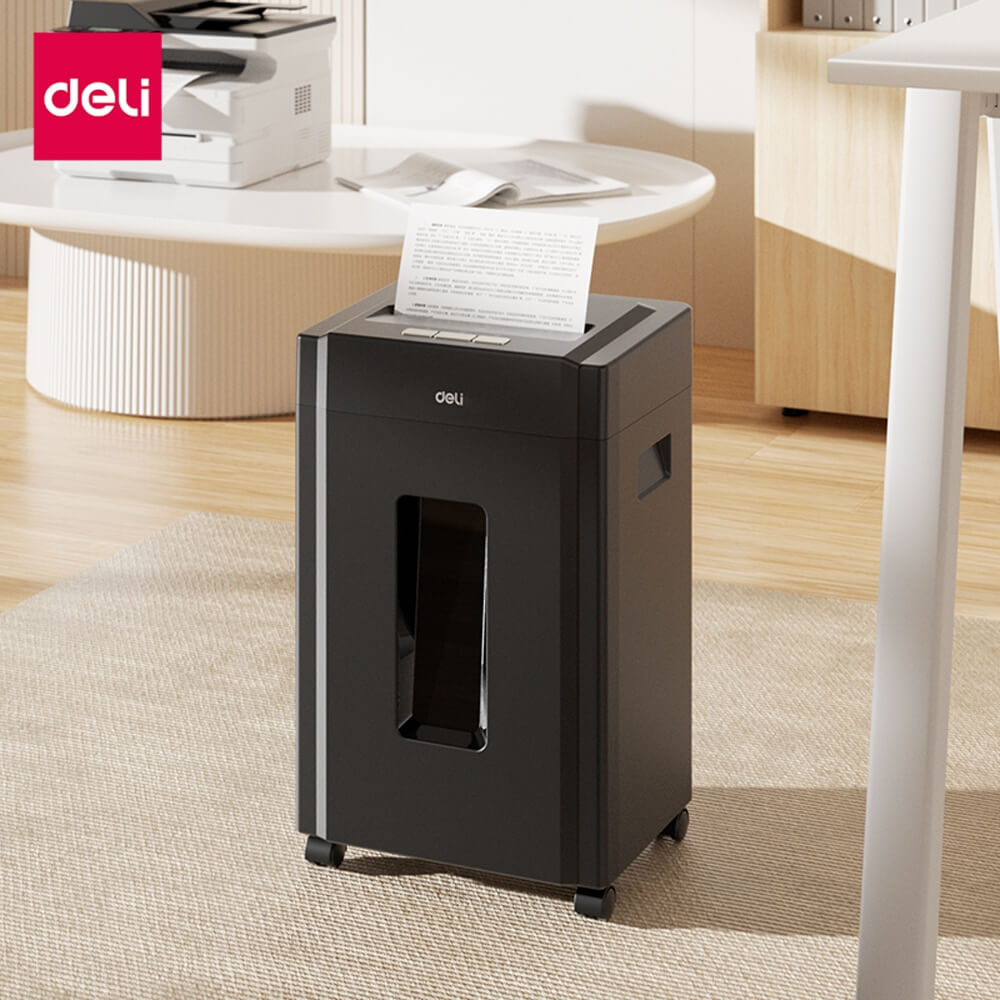เครื่องทำลายเอกสาร DELI E9904-BK-01 23ลิตร สีดำ